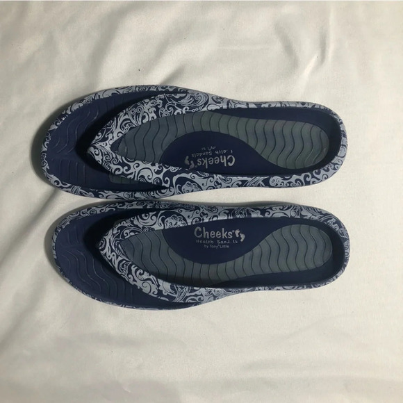 Cheeks Health Sandals Floral Paisley Pattern Size 10 - Picture 1 of 8